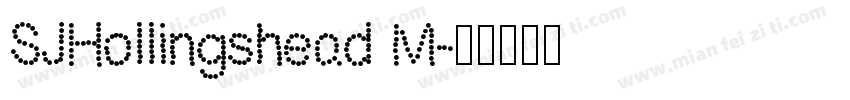 SJHollingshead M字体转换